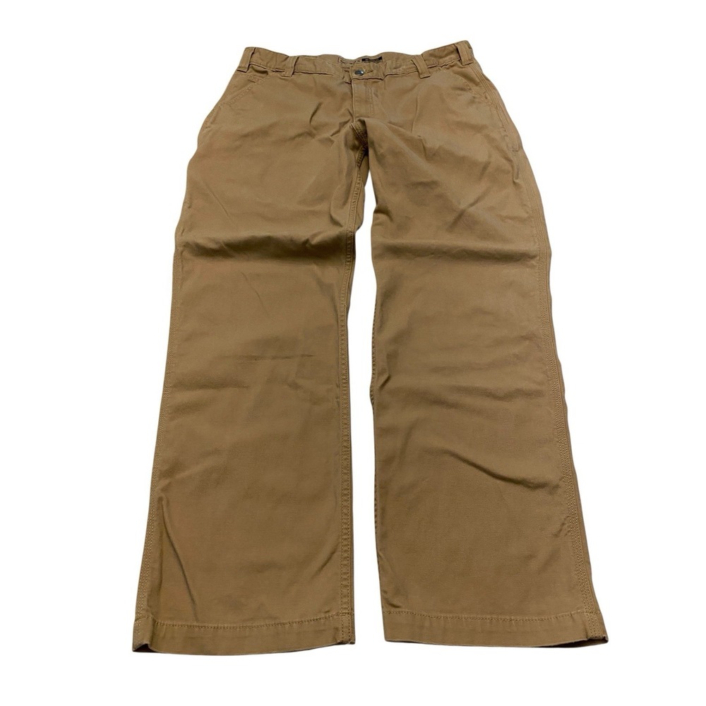 Carhartt Canvas Pants Mens 38x32 Tan Khaki Work Duck Canvas Relaxed Fit Workwear